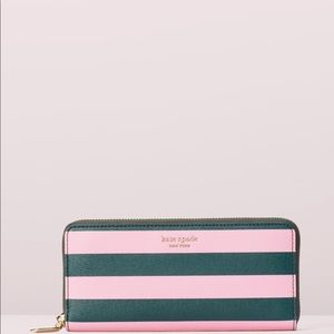 Kate Spade Sylvia Striped Continental Wallet
